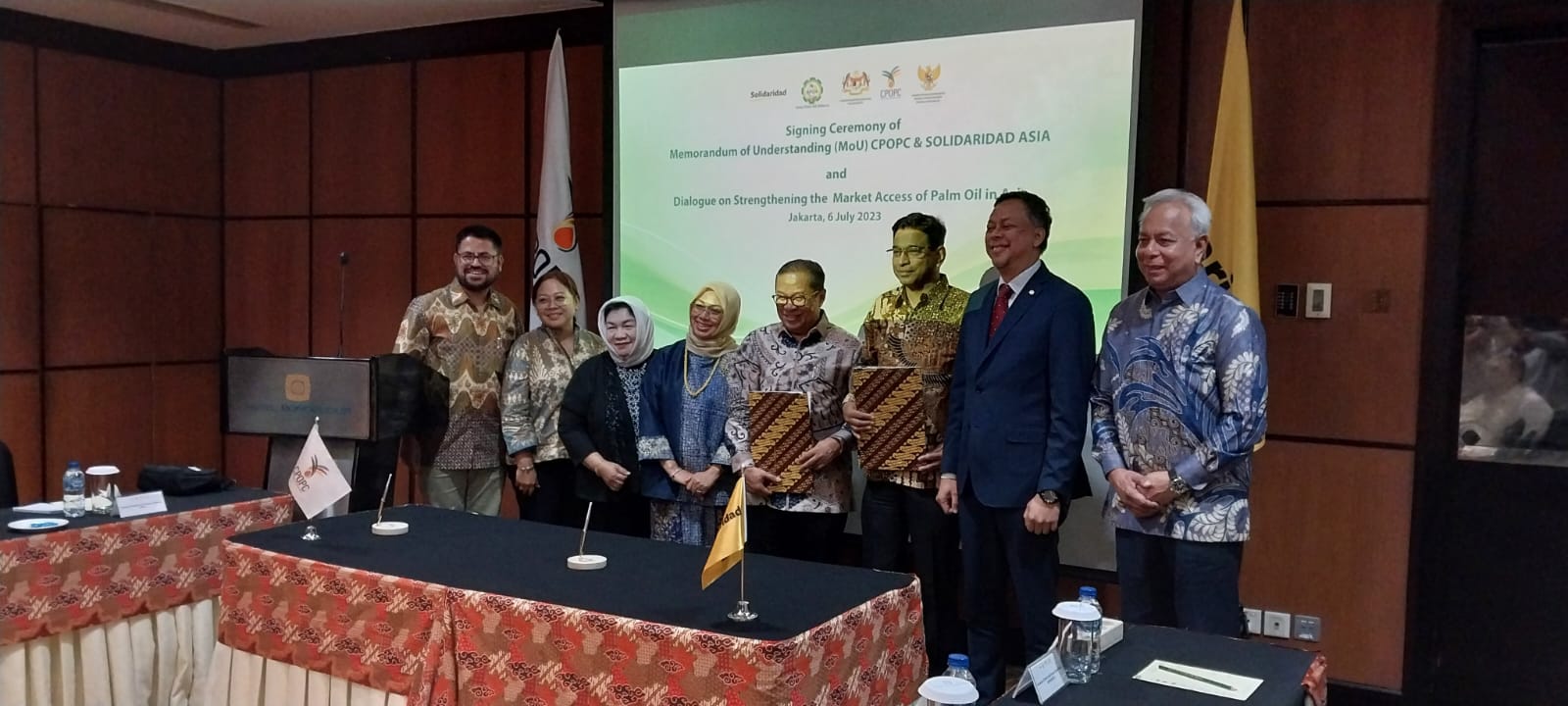 PARTNERSHIP BETWEEN COUNCIL OF PALM OIL PRODUCING COUNTRIES (CPOPC) AND SOLIDARIDAD ASIA