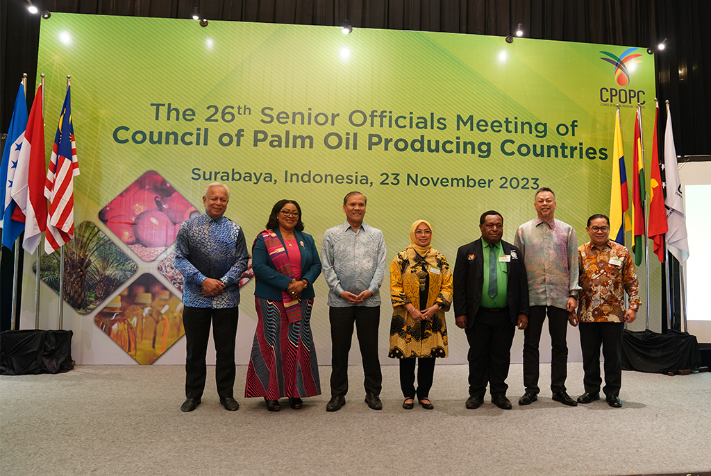 PRESS RELEASE 26<sup>TH</sup> SENIOR OFFICIALS MEETING OF CPOPC 23 NOVEMBER 2023 SURABAYA, INDONESIA