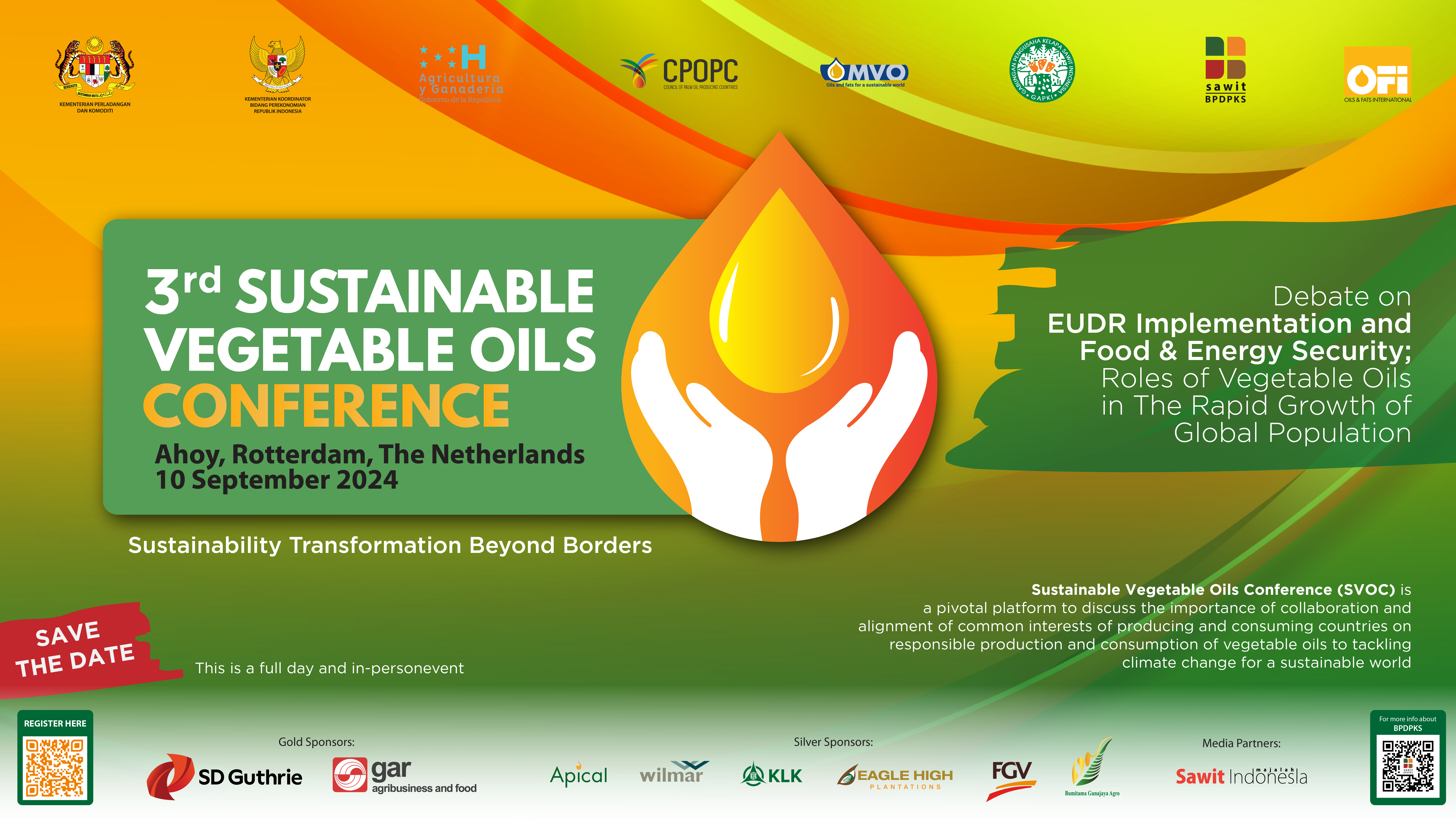 3<sup>rd</sup> Sustainable Vegetable Oil Conference 2024