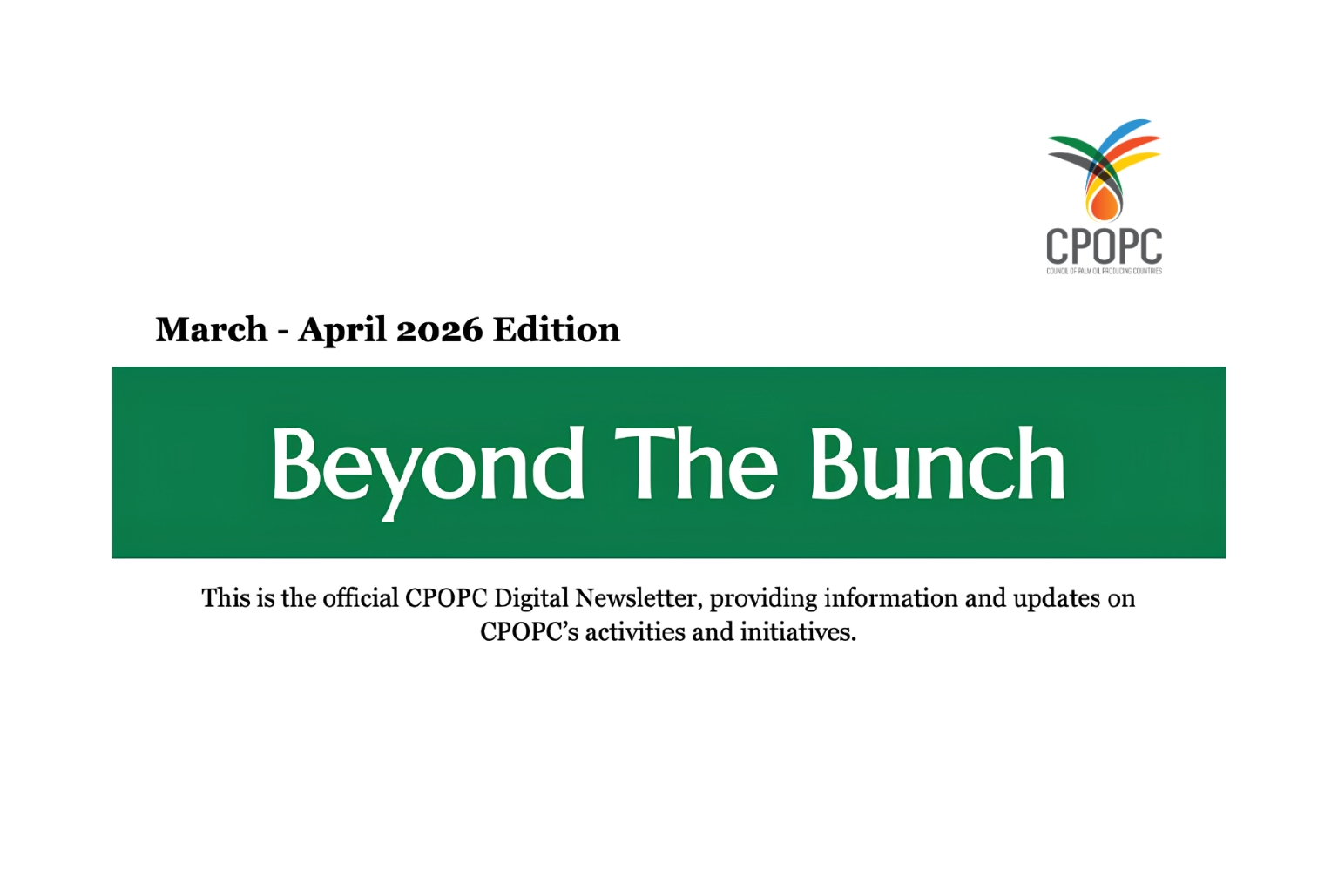 CPOPC Digital Newsletter March - April CPOPC.net