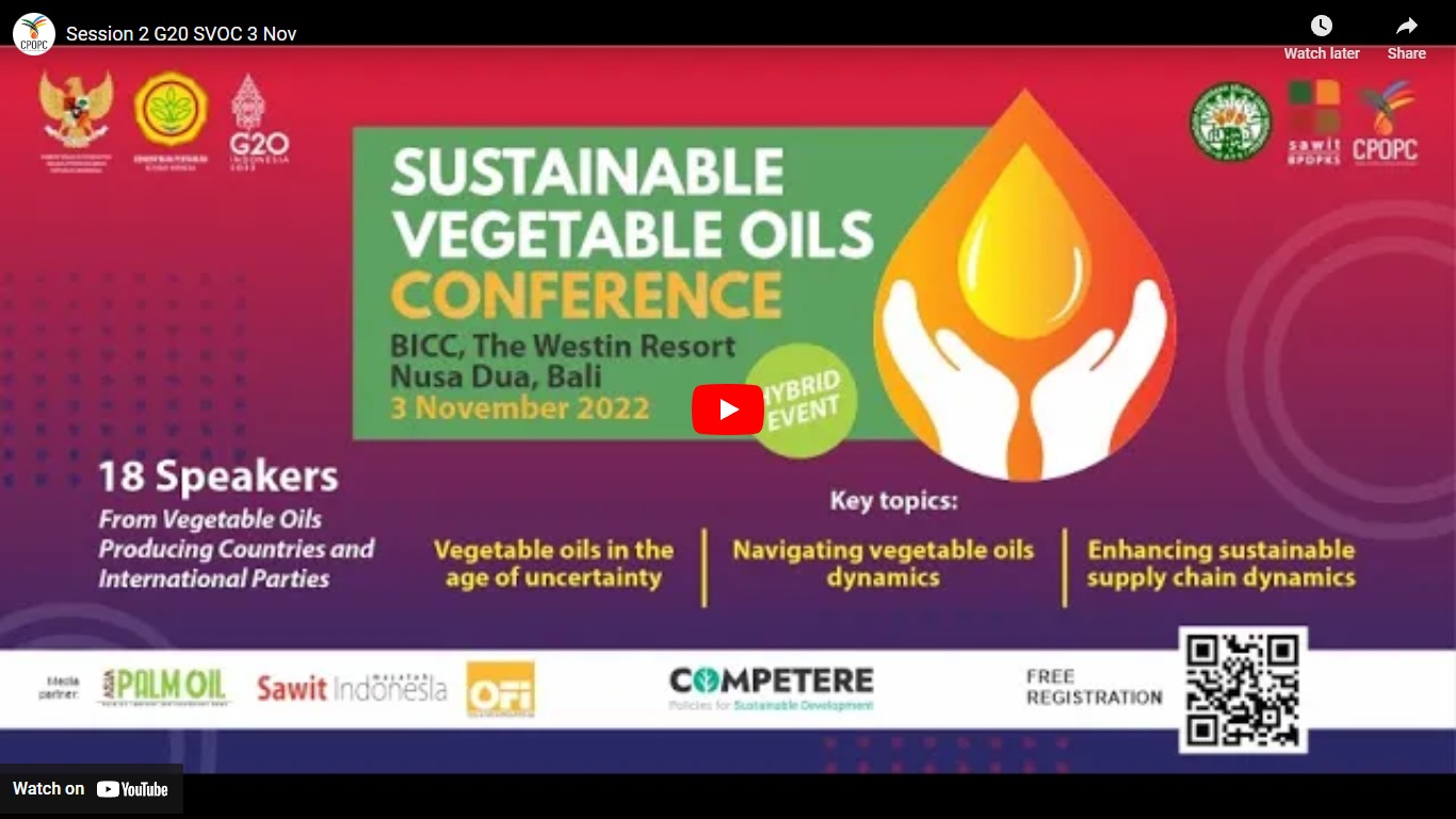 Sustainable Vegetable Oils Conference CPOPC.net