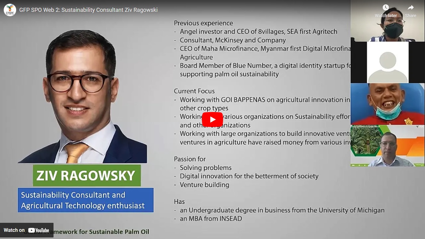 Global Framework for Sustainable Palm Oil Webinar 2 CPOPC.net