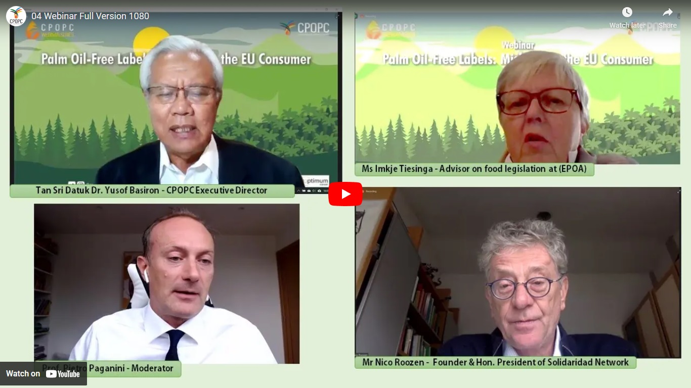 Palm Oil-Free Labels: Misleading the EU Consumer CPOPC.net
