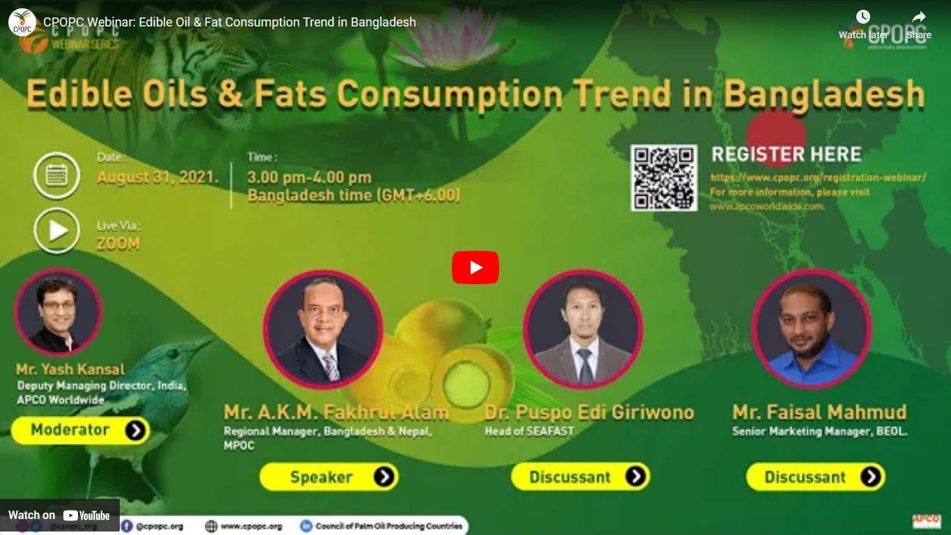 Oil & Fat Consumption Trend in Bangladesh CPOPC.net