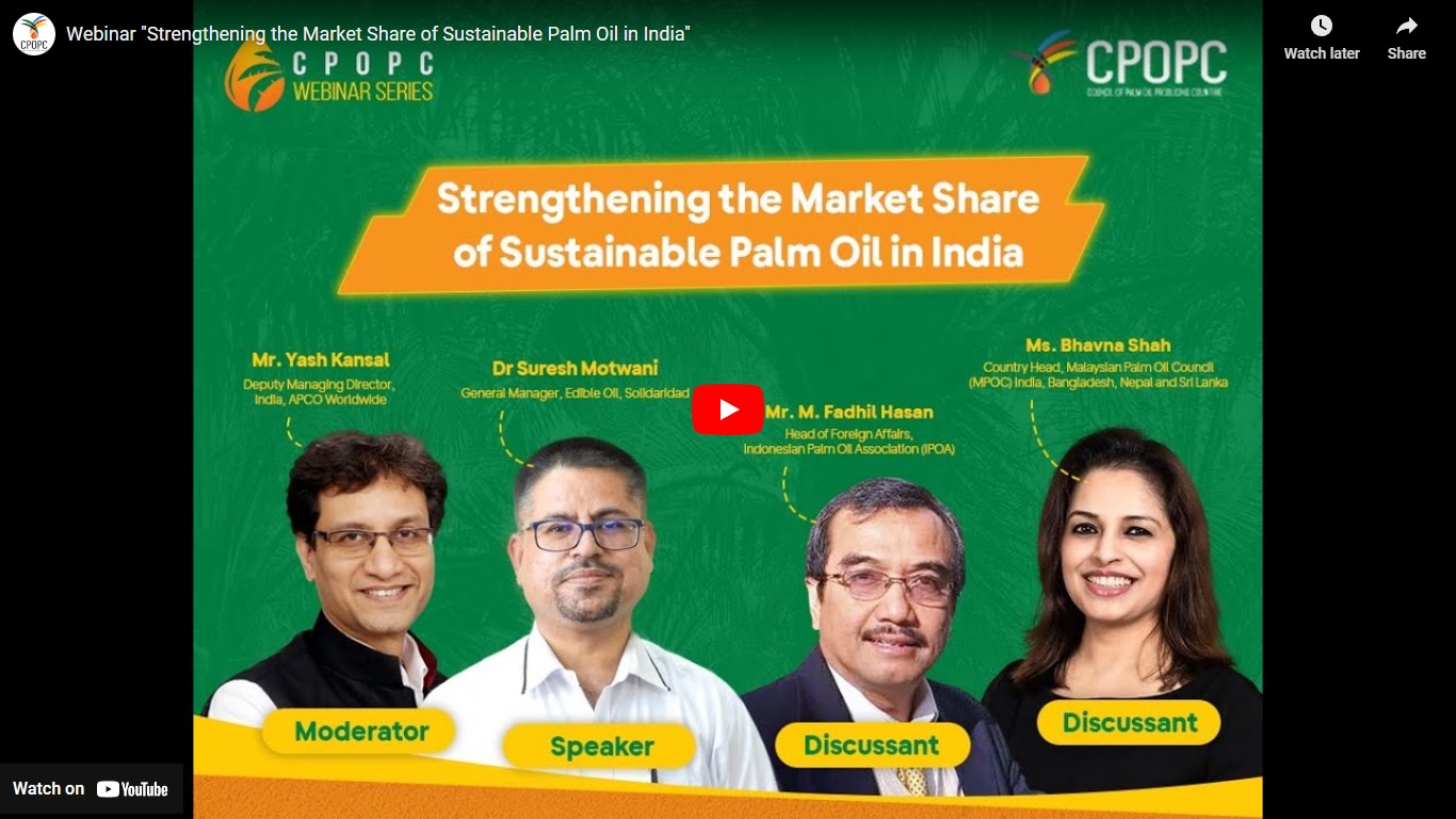 Strengthening the Market Share of Sustainable Palm Oil in India CPOPC.net
